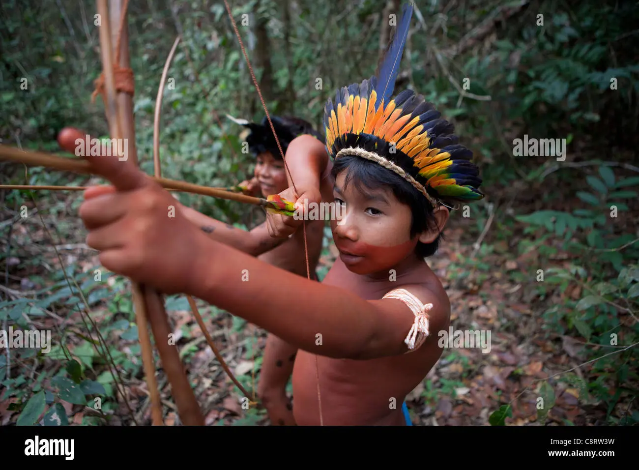 indios cazando en el amazonas - Cómo hacían los indios las flechas