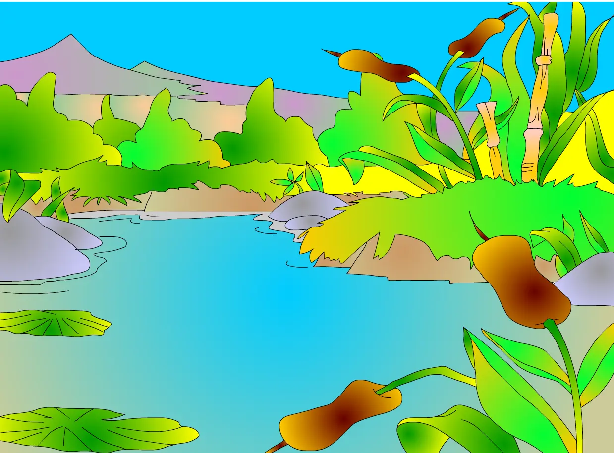 lagunas dibujos animados - Cuál es el origen de los lagos