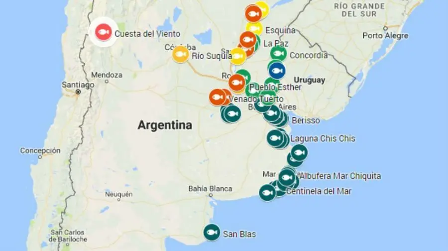 donde se desarrolla la pesca en argentina - Cuál es el puerto pesquero más importante de argentina