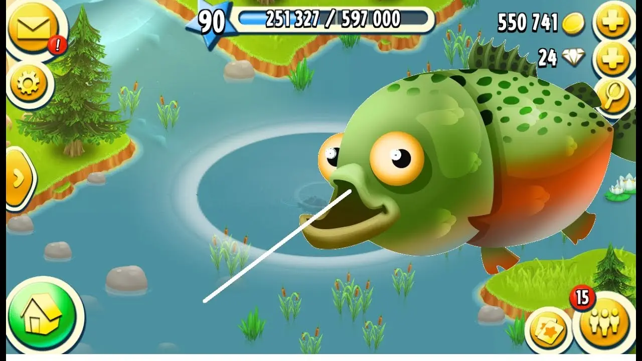 como conseguir pescado en hay day - Cuánto cuesta desbloquear la pesca en Hay Day