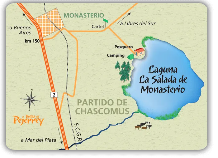 laguna salada de monasterio camping - Cuánto mide la Laguna Salada
