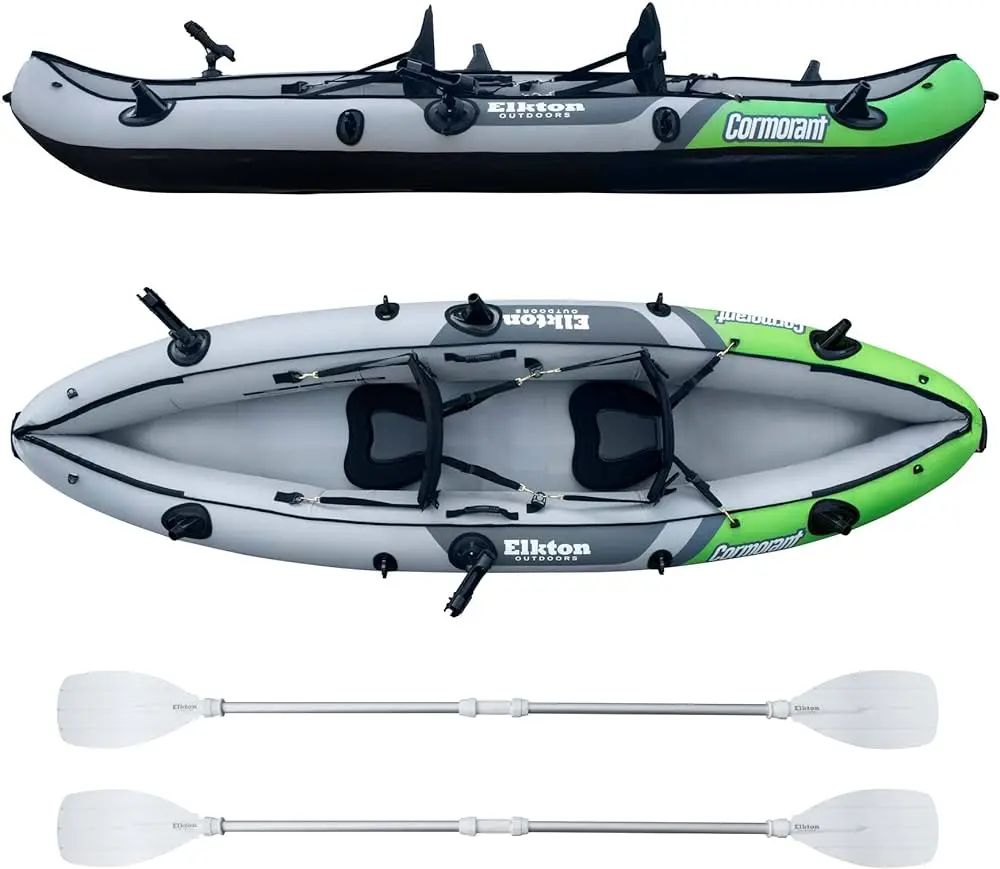 kayak para dos personas de pesca - Cuánto mide un kayak para 1 persona