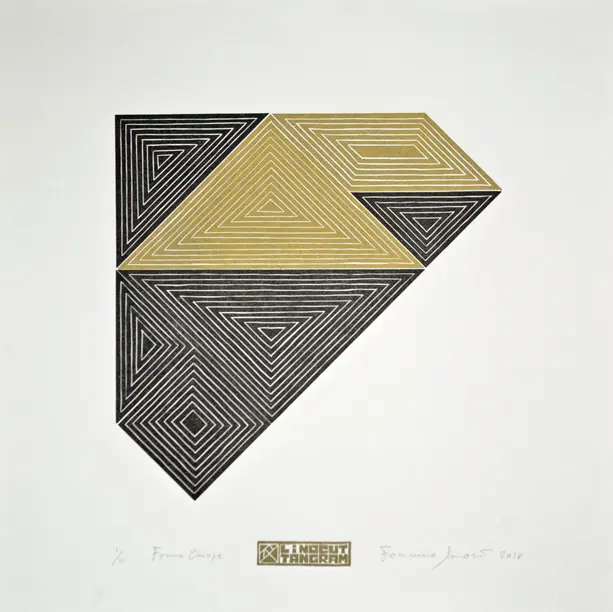 tangram pescado - Cuántos lados tienen las piezas del tangram