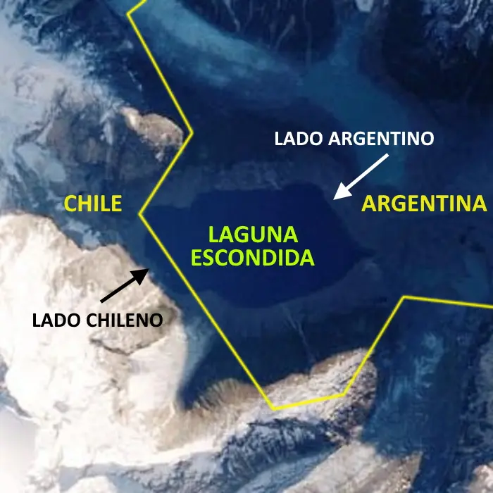Laguna escondida: tesoro natural en la frontera argentina-chile