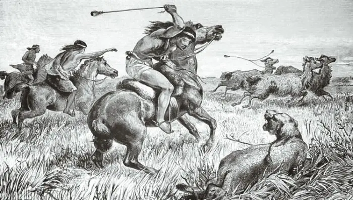 imagenes de los tehuelches cazando - Qué costumbre tenían los tehuelches