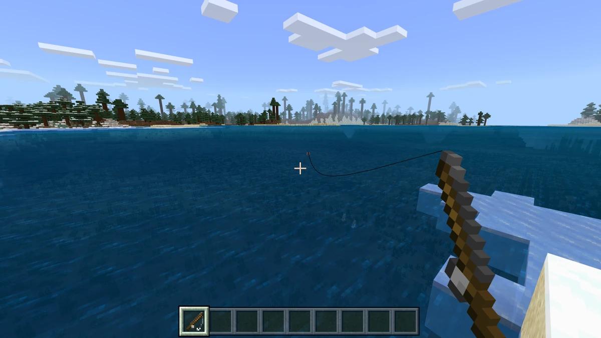 encantamientos para la caña de pescar - Qué se necesita para pescar en Minecraft