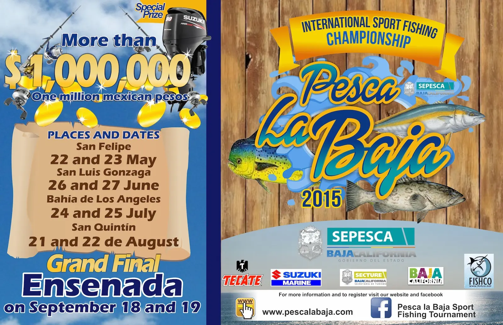 concurso de pesca en ensenada - Que se puede pescar en Ensenada