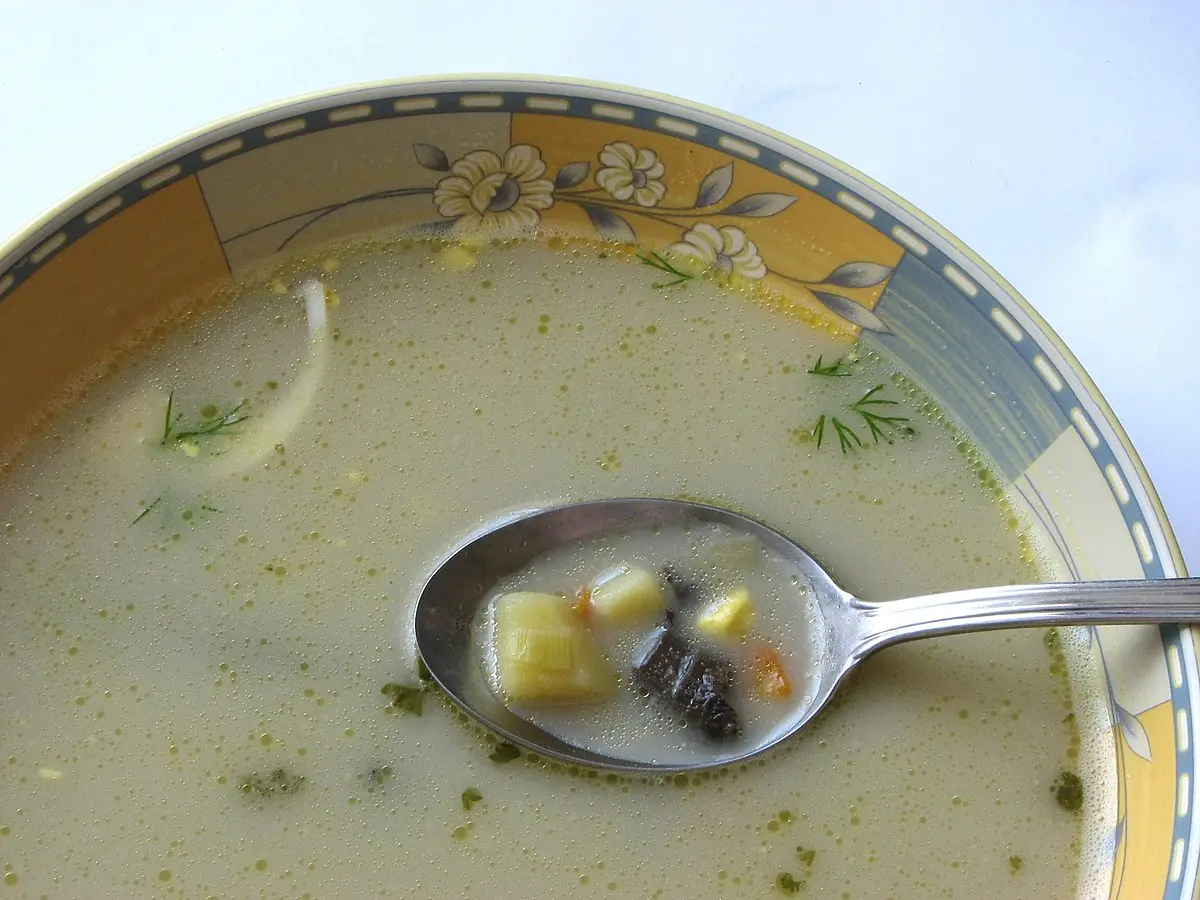 sopa de pescado - Que tiene la sopa